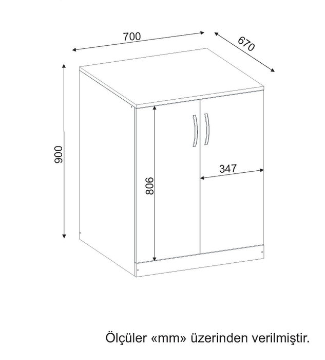 Hanah Home Benito Alt Mueble de Baño Blanco